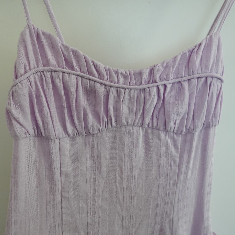 Peppermayo Jacinda Drop Waist Maxi Dress Lavender 4 Wedding Guest Cottagecore - Picture 7 of 16